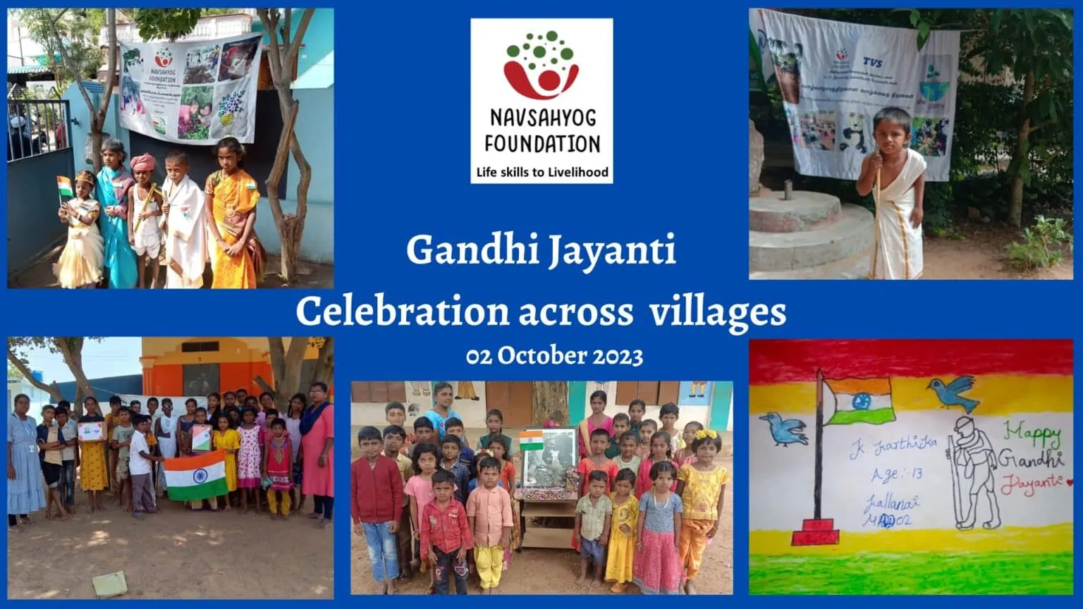 Gandhi Jayanti Celebration in 300 Villages, 2023