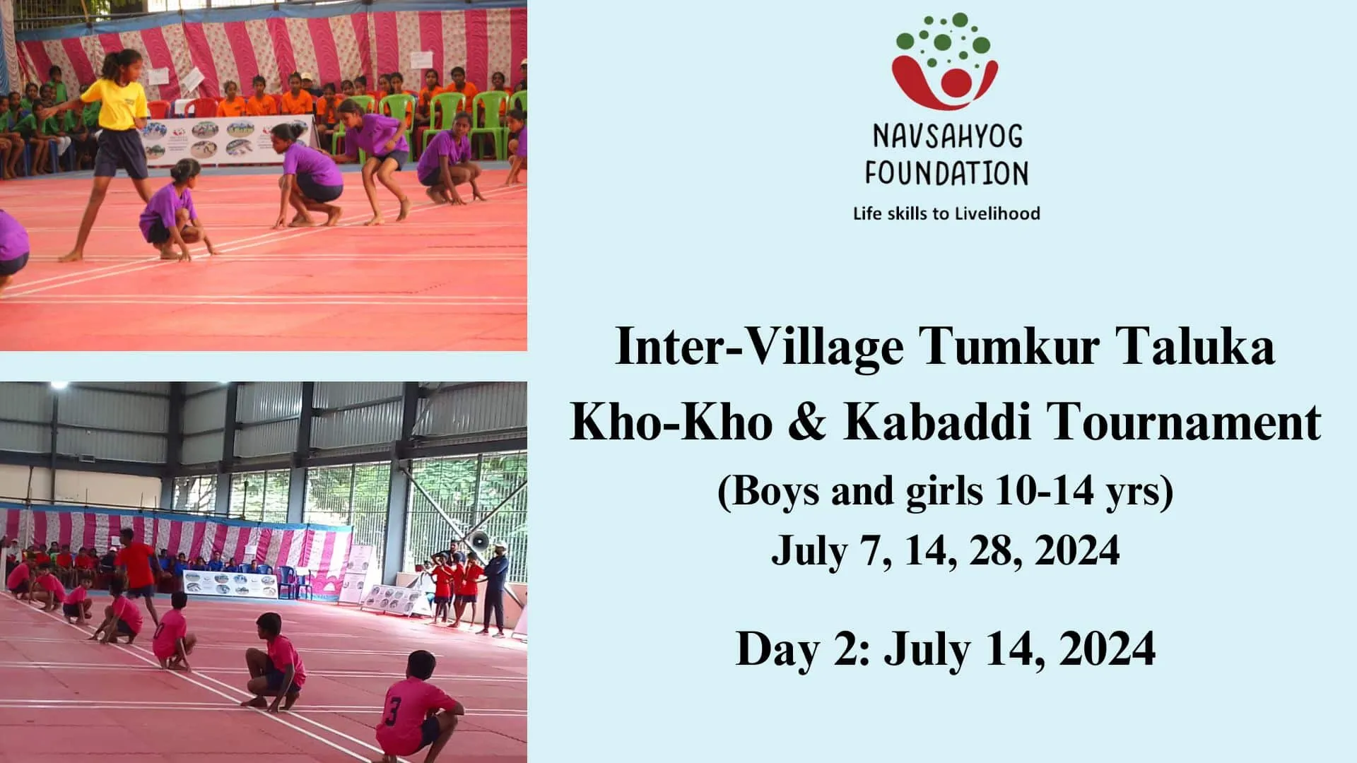 Kho-Kho Tournament — 14 July 2024