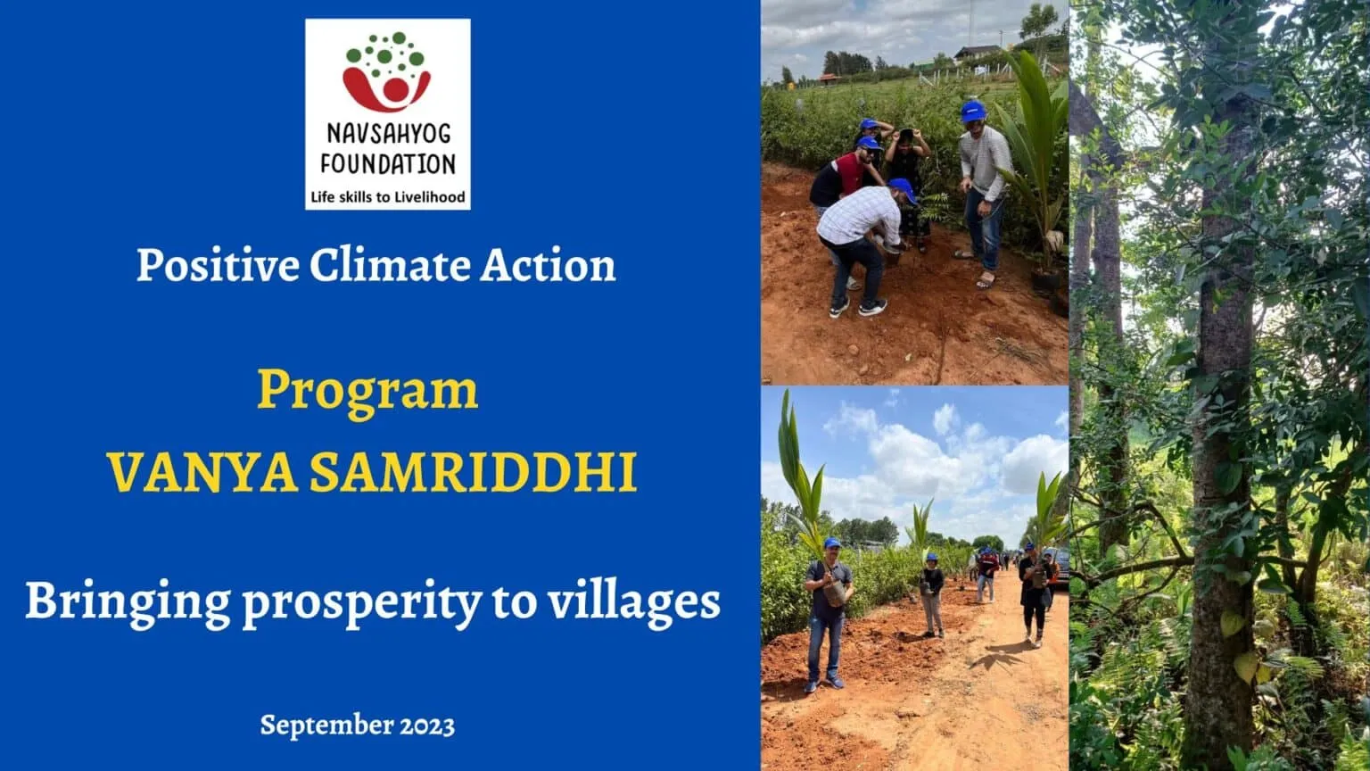 Vanya Samriddhi · Programme Launch