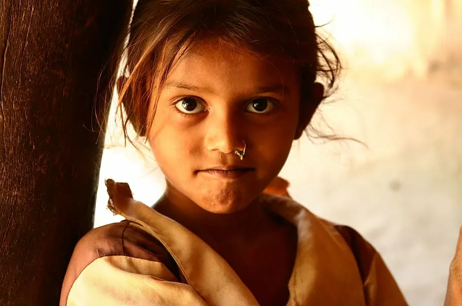 Village girl child
